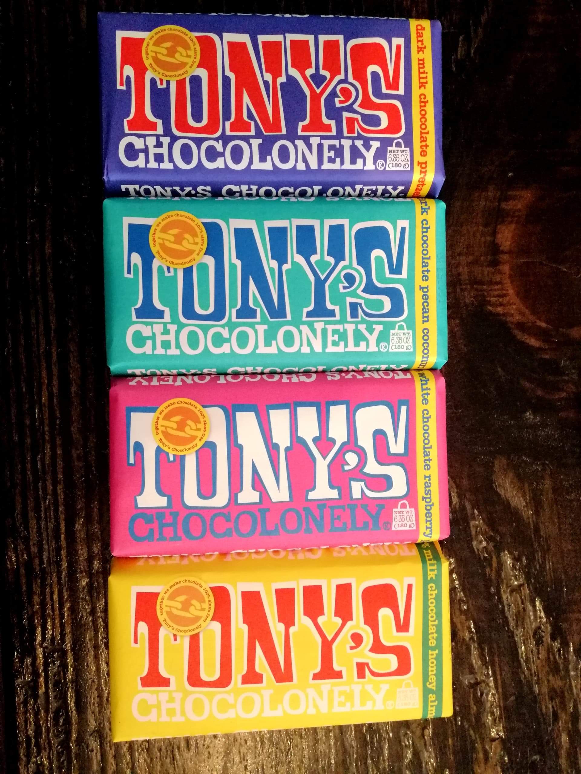 Dark Milk Chocolate With Brownie Tony's Chocolonely Bar - Tony's