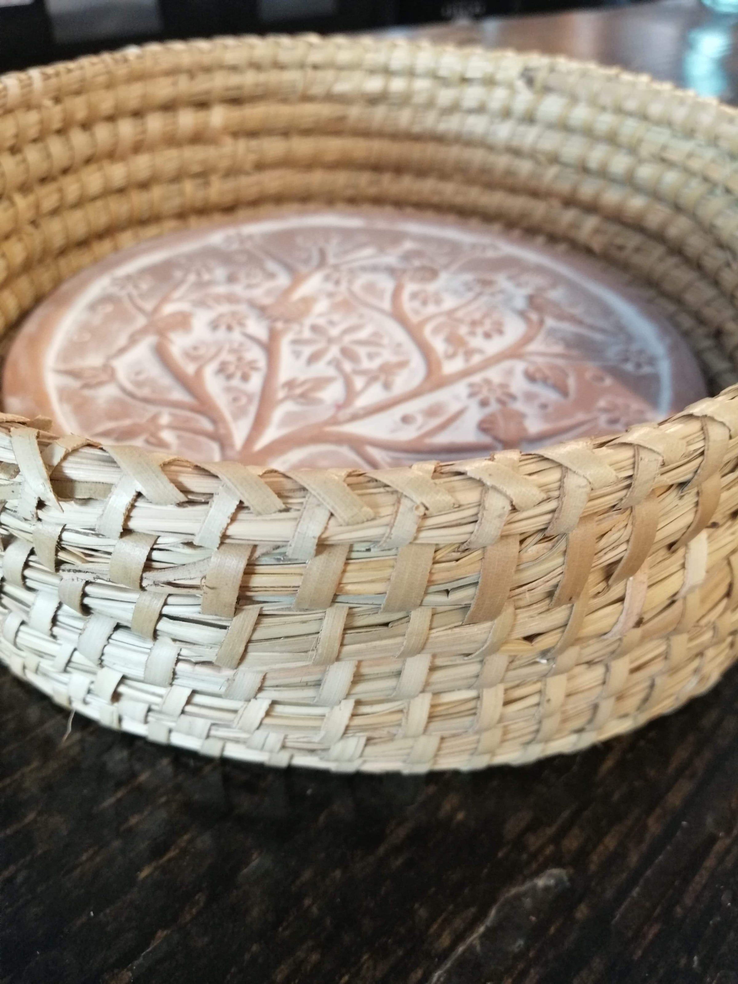 Handwoven Storage Baskets, Small Chindi & Hogla Baskets