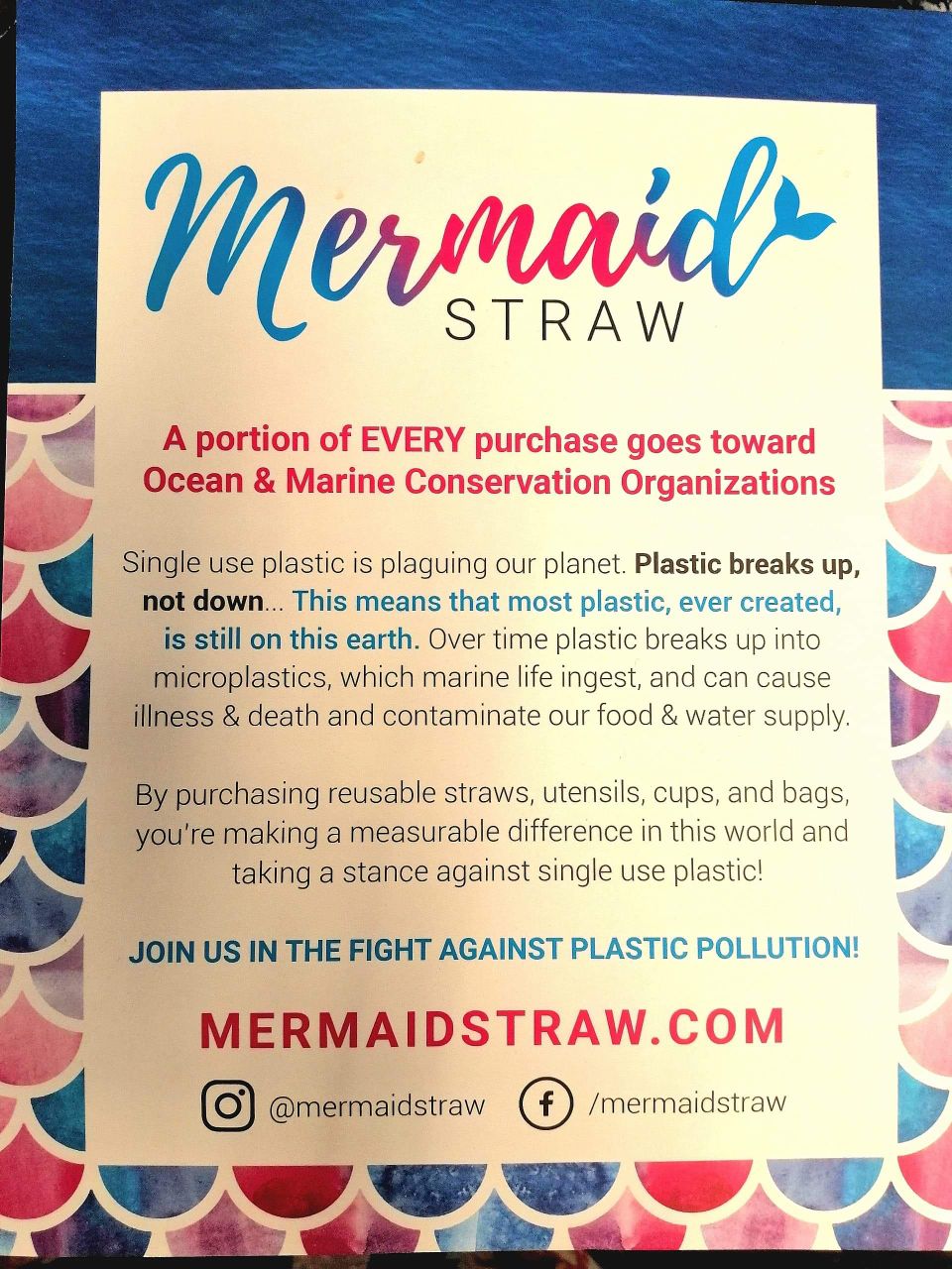 Mermaid Straws & Chopsticks